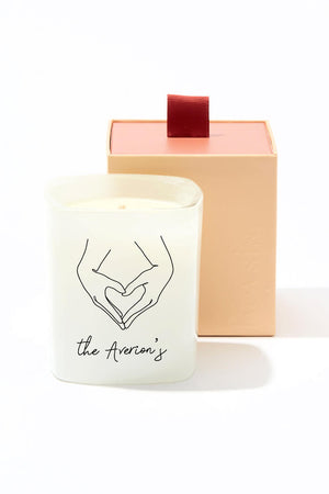 personalised candle